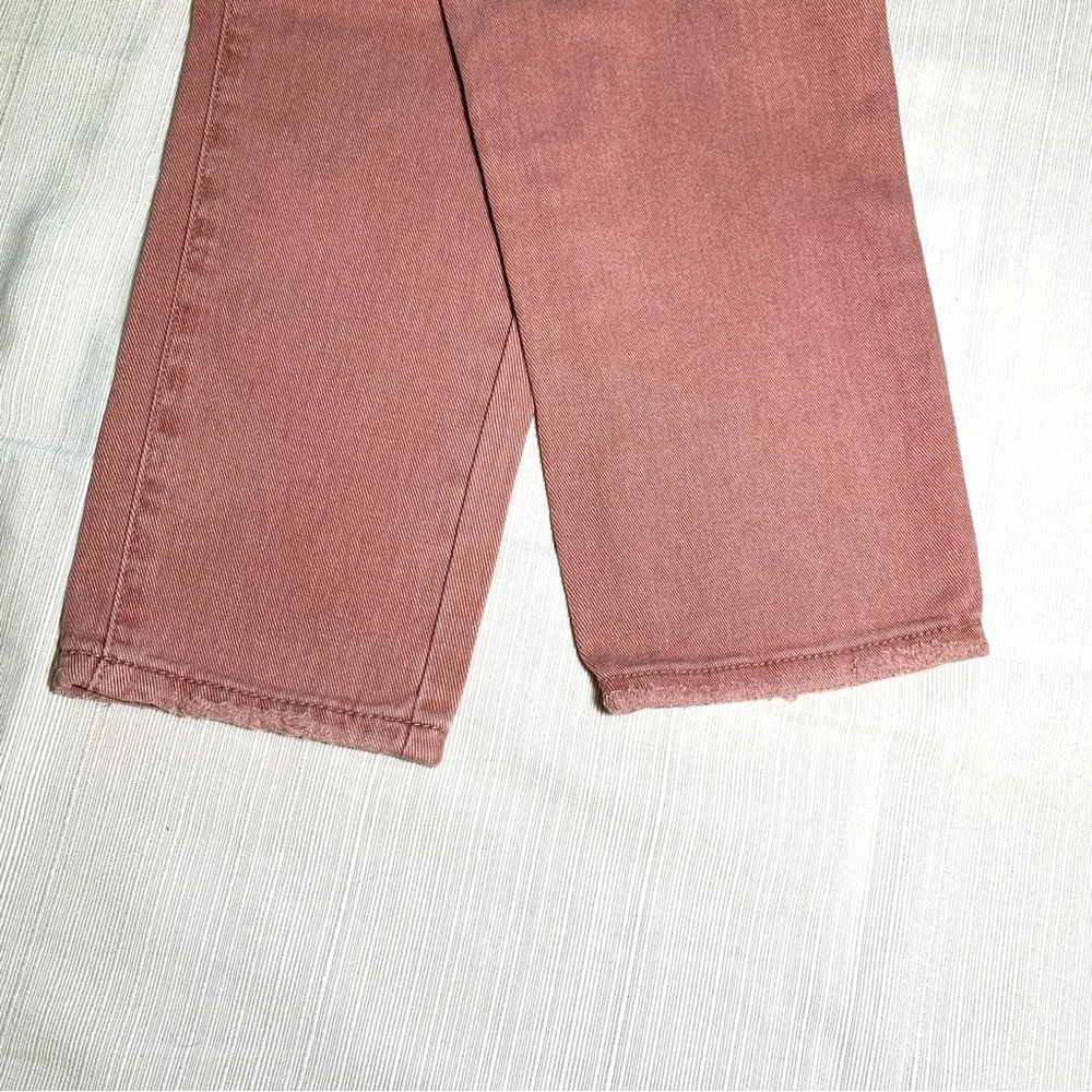 YMI Hybrid Dream Fit High Rise Mom Jeans Mauve Pink Distressed NWT Sz 3/26 Y2K